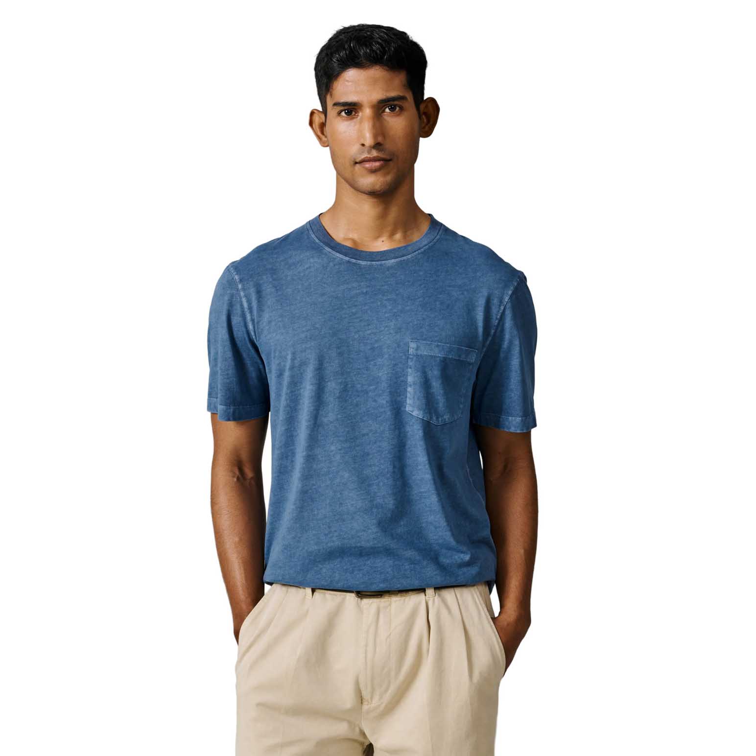 Aubin Hareby Garment Dyed Pocket Tee